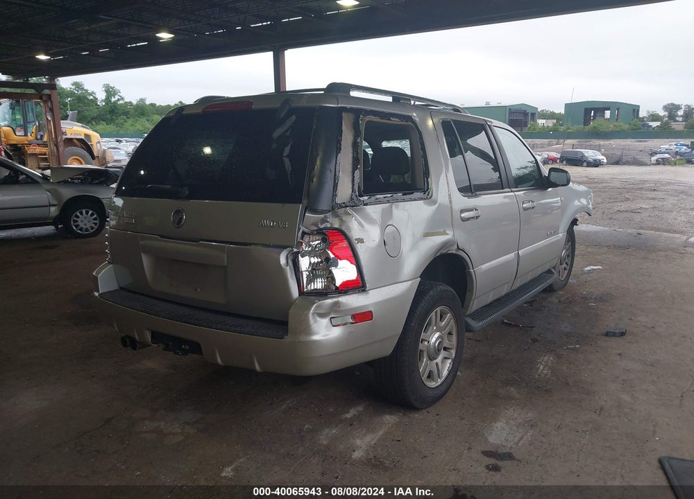 2002 MERCURY MOUNTAINEER VIN: 4M2DU86W52ZJ34737