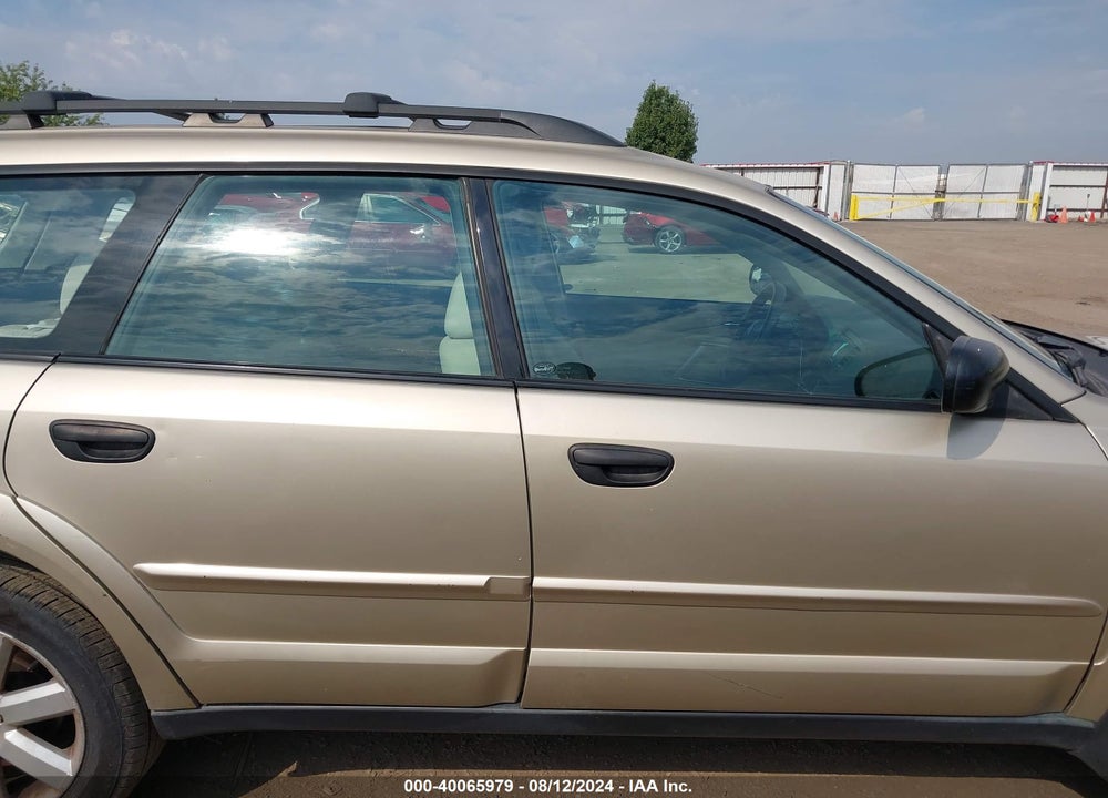 2009 SUBARU OUTBACK 2.5I VIN: 4S4BP61C297322154