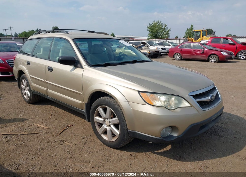 2009 SUBARU OUTBACK 2.5I VIN: 4S4BP61C297322154