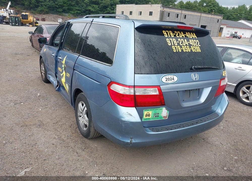 2006 HONDA ODYSSEY VIN: 5FNRL38766B038117
