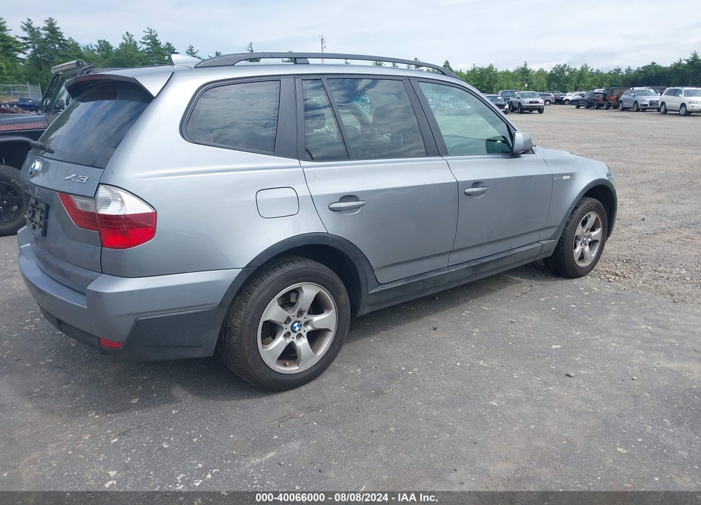 2008 BMW X3 3.0SI VIN: WBXPC934X8WJ08923