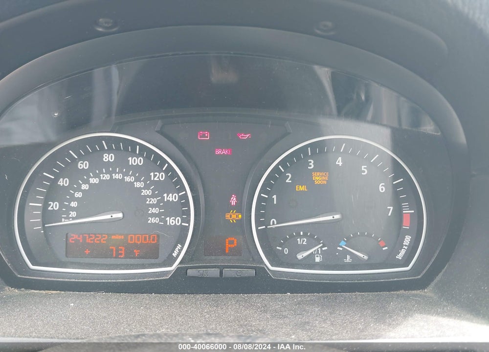 2008 BMW X3 3.0SI VIN: WBXPC934X8WJ08923