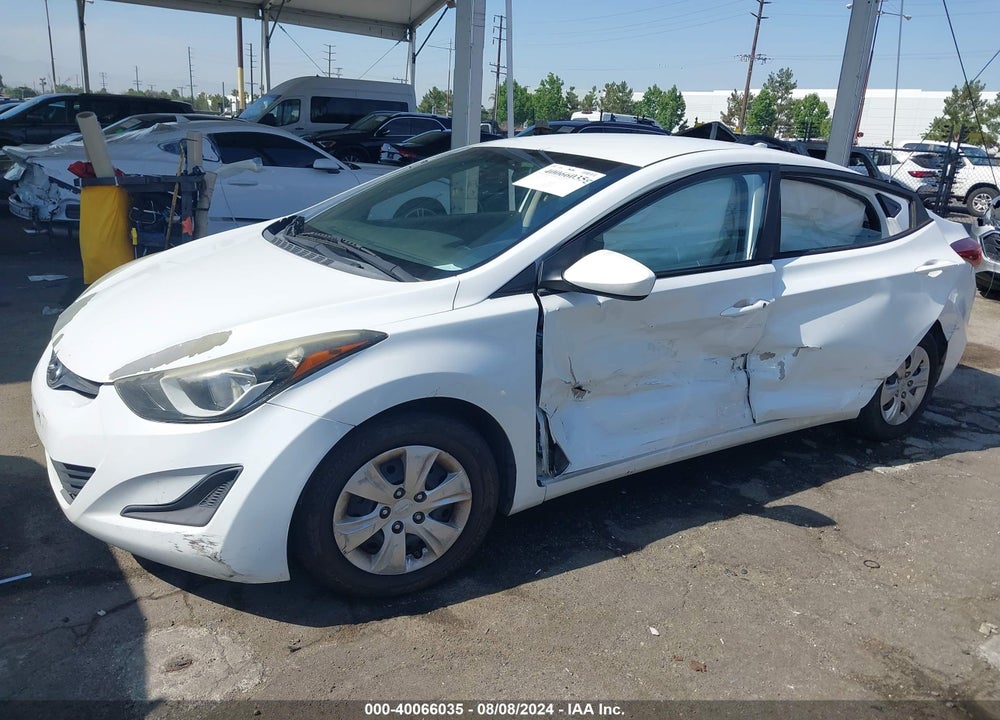 2016 HYUNDAI ELANTRA SE VIN: 5NPDH4AE1GH750130