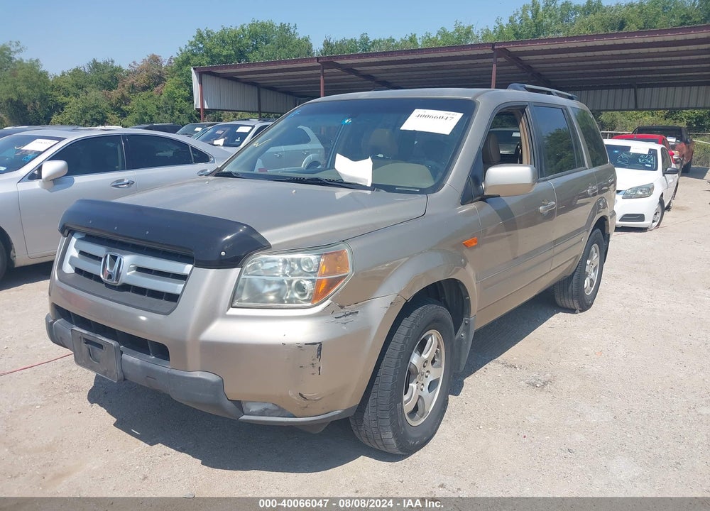 2006 HONDA PILOT EX-L VIN: 2HKYF18586H564997