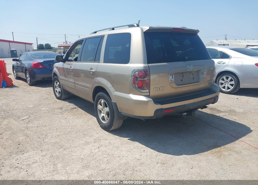 2006 HONDA PILOT EX-L VIN: 2HKYF18586H564997