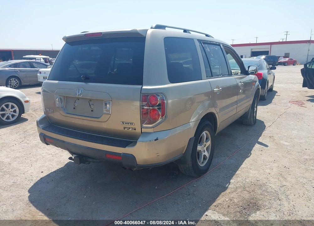 2006 HONDA PILOT EX-L VIN: 2HKYF18586H564997