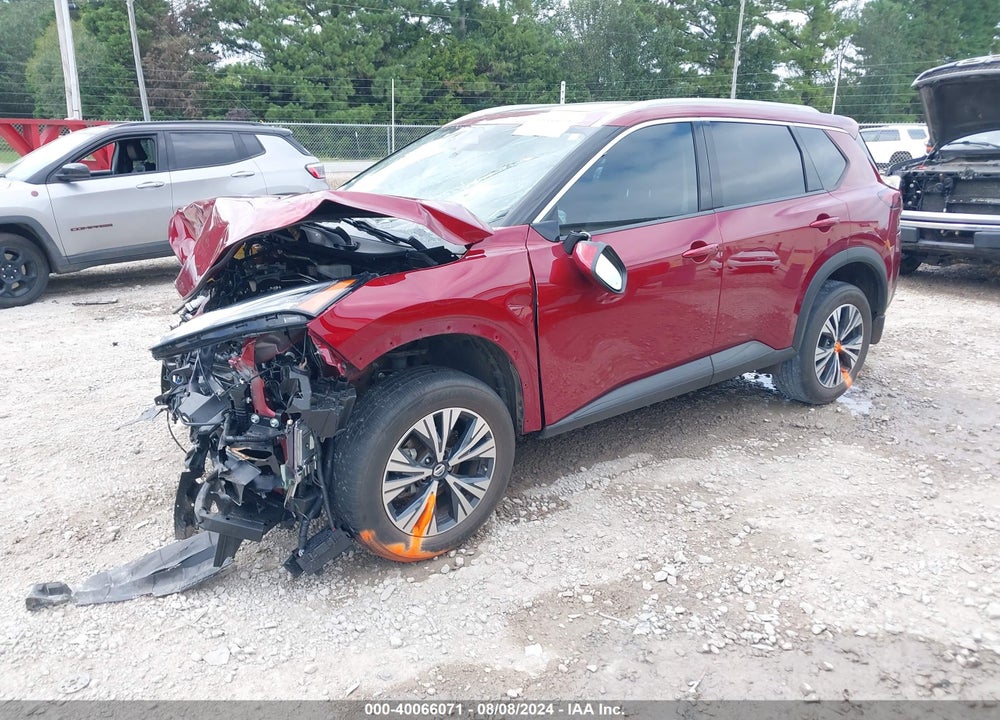 2021 NISSAN ROGUE SV FWD VIN: JN8AT3BA6MW022921