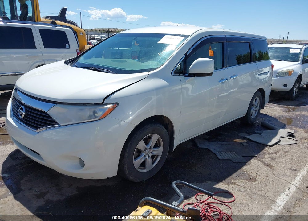 2013 NISSAN QUEST SV VIN: JN8AE2KP1D9062797