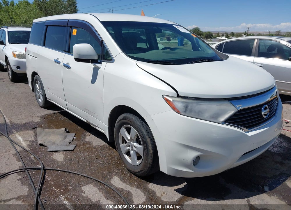 2013 NISSAN QUEST SV VIN: JN8AE2KP1D9062797