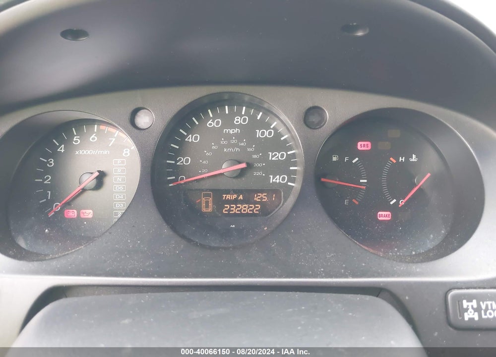 2001 ACURA MDX VIN: 2HNYD18641H522899