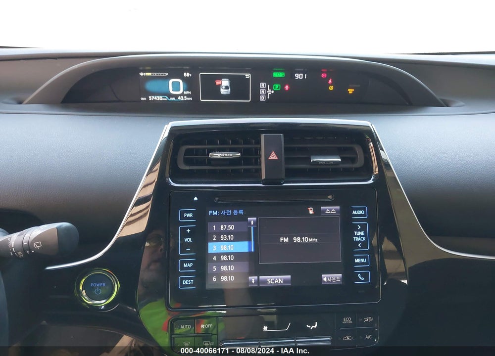 2018 TOYOTA PRIUS VIN: JTDKBRFU4J3590124