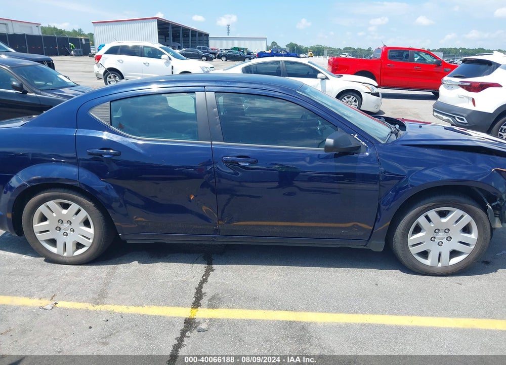 2014 DODGE AVENGER SE VIN: 1C3CDZAB8EN116907