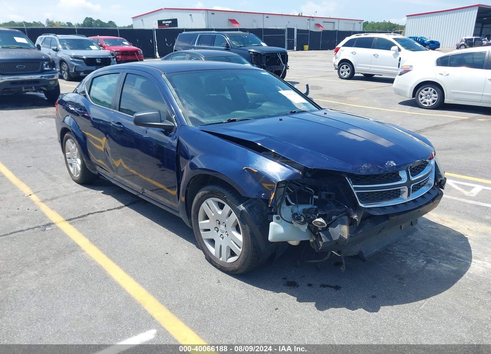 2014 DODGE AVENGER SE VIN: 1C3CDZAB8EN116907