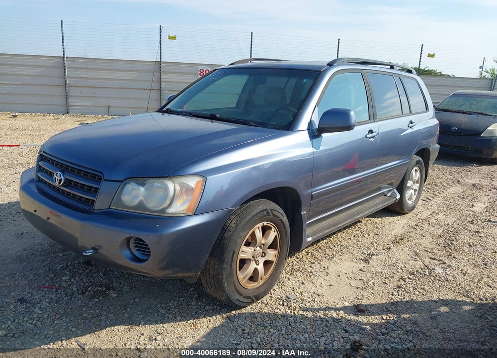 2002 TOYOTA HIGHLANDER V6 VIN: JTEGF21A020062948