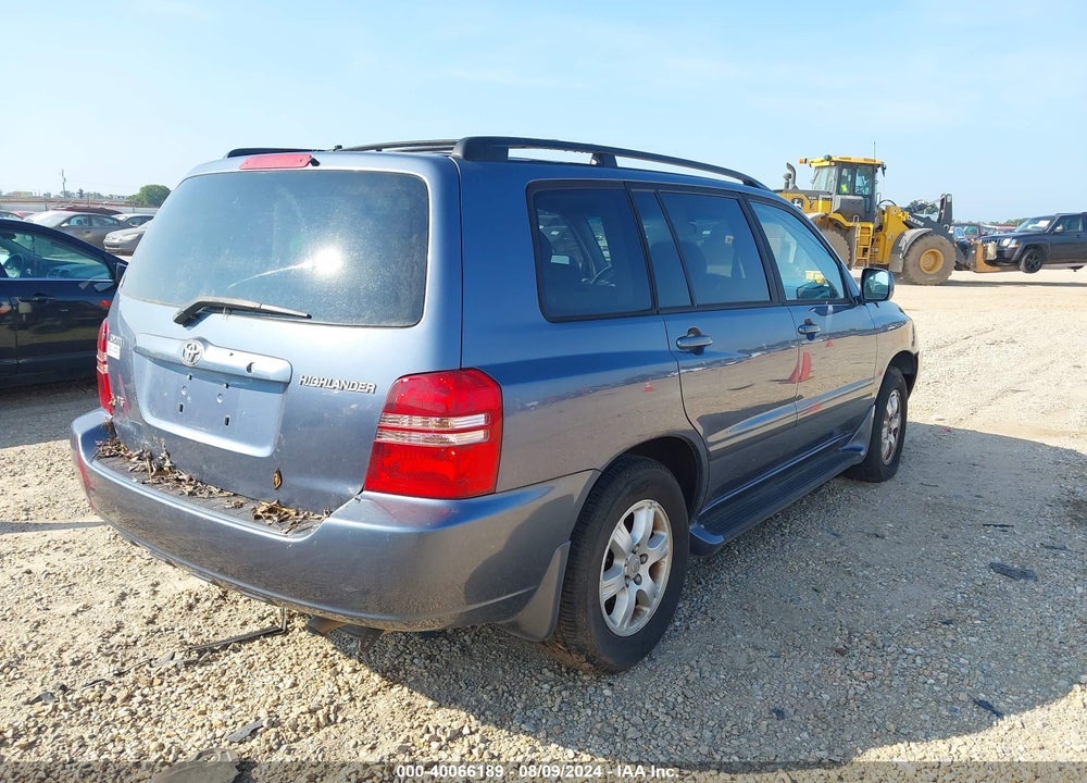 2002 TOYOTA HIGHLANDER V6 VIN: JTEGF21A020062948