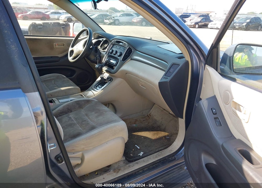 2002 TOYOTA HIGHLANDER V6 VIN: JTEGF21A020062948