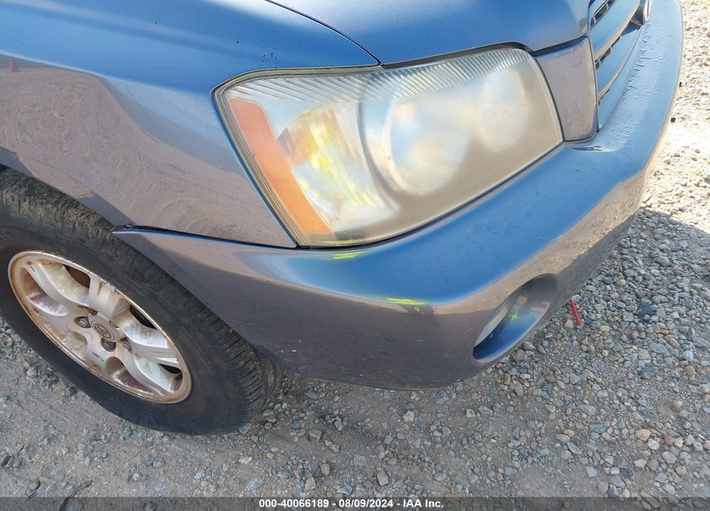 2002 TOYOTA HIGHLANDER V6 VIN: JTEGF21A020062948