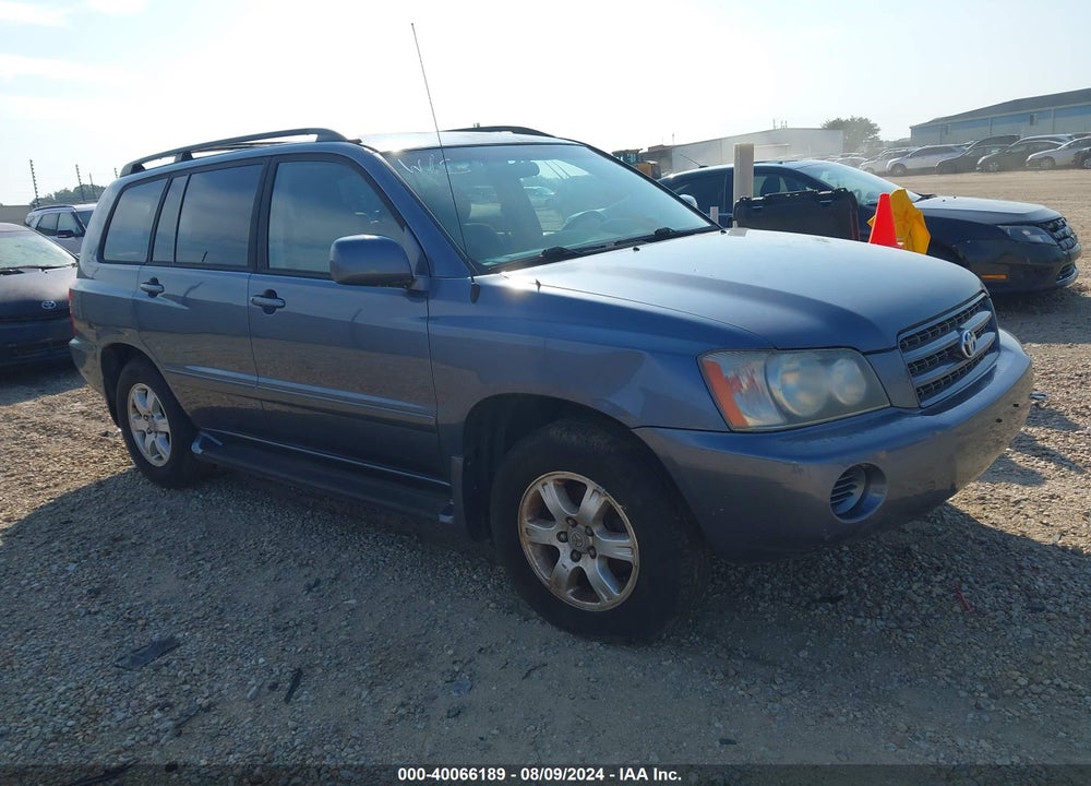 2002 TOYOTA HIGHLANDER V6 VIN: JTEGF21A020062948