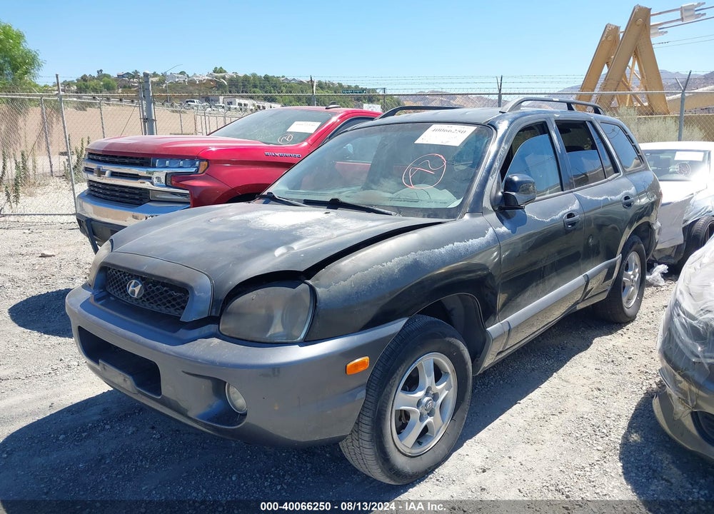 2004 HYUNDAI SANTA FE VIN: KM8SC13D74U643072