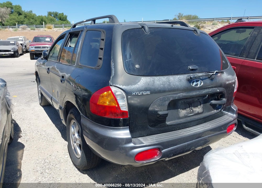 2004 HYUNDAI SANTA FE VIN: KM8SC13D74U643072