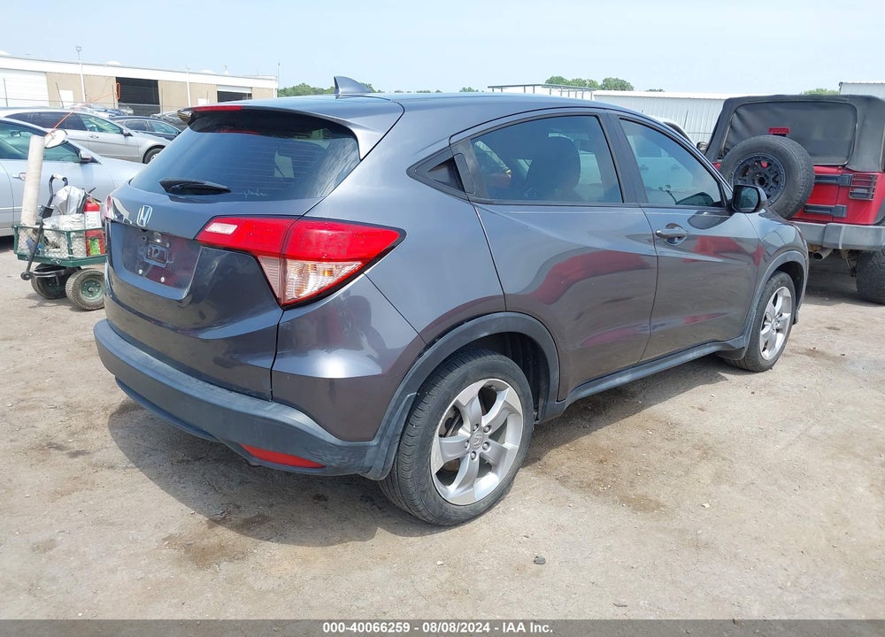 2016 HONDA HR-V LX VIN: 3CZRU5H30GM748272