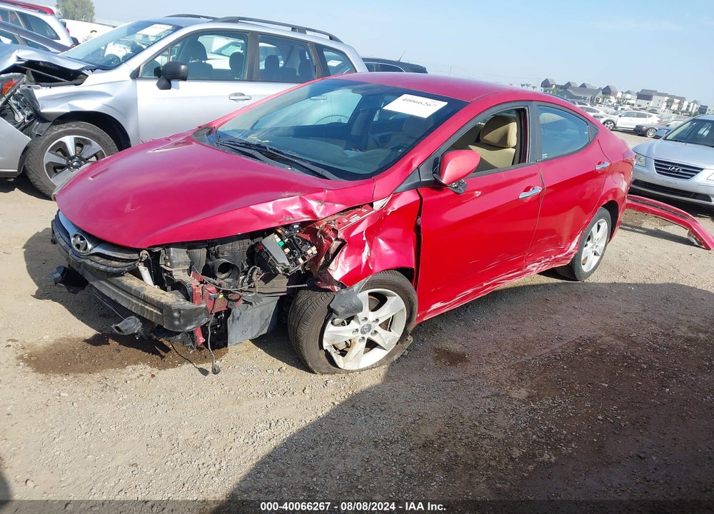 2013 HYUNDAI ELANTRA GLS VIN: KMHDH4AE4DU970407