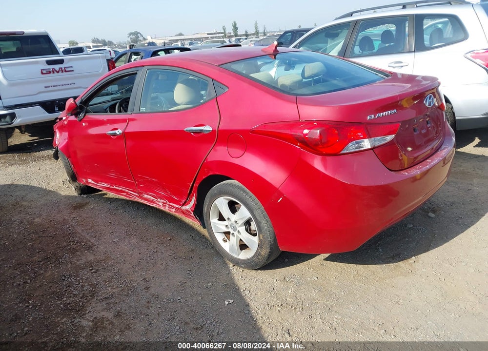 2013 HYUNDAI ELANTRA GLS VIN: KMHDH4AE4DU970407