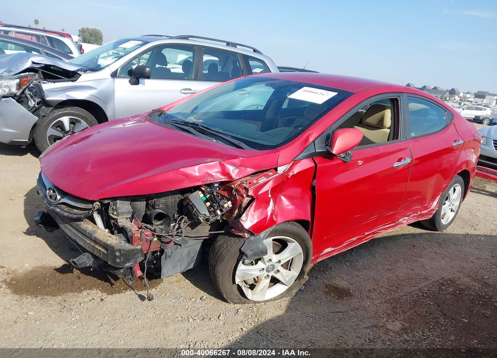 2013 HYUNDAI ELANTRA GLS VIN: KMHDH4AE4DU970407