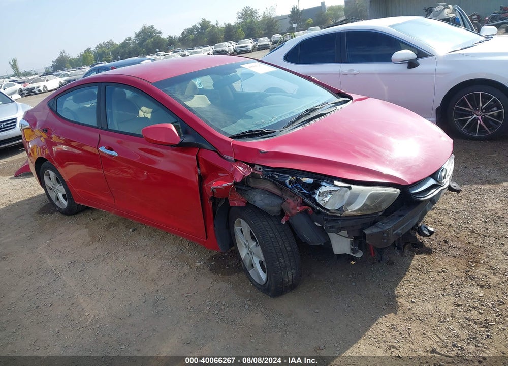 2013 HYUNDAI ELANTRA GLS VIN: KMHDH4AE4DU970407