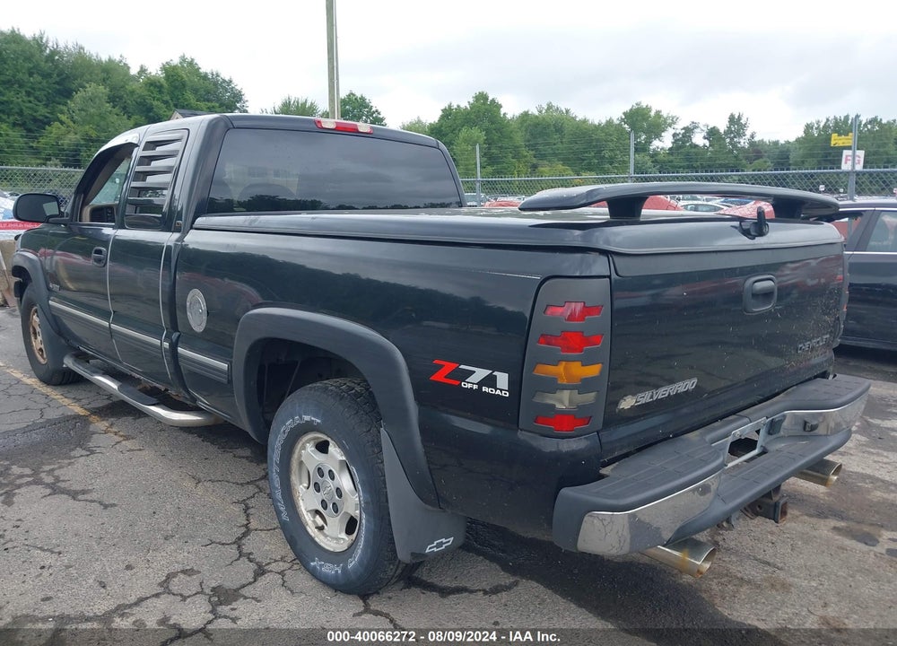 2001 CHEVROLET SILVERADO 1500 VIN: 2GCEK19T011107722