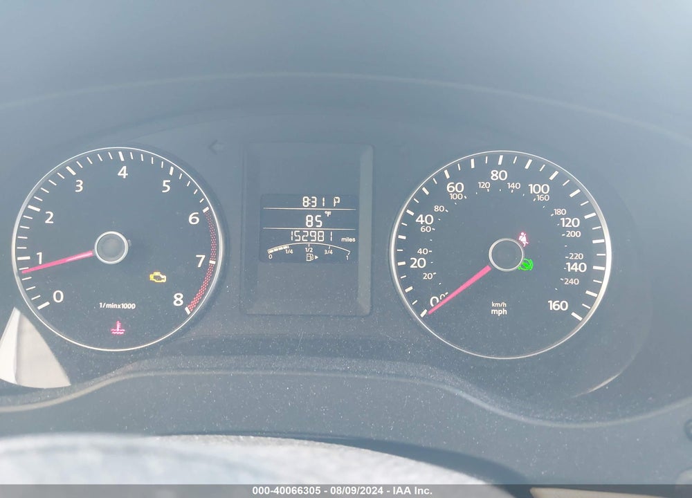 2012 VOLKSWAGEN JETTA 2.5L SE VIN: 3VWDX7AJ0CM108677