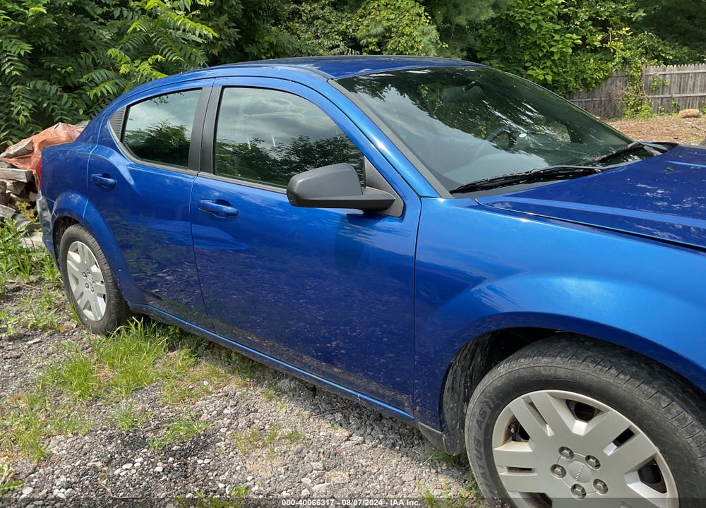 2013 DODGE AVENGER SE VIN: 1C3CDZAB6DN575805