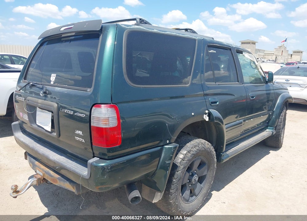 1999 TOYOTA 4RUNNER LIMITED V6 VIN: JT3HN87R1X0254645