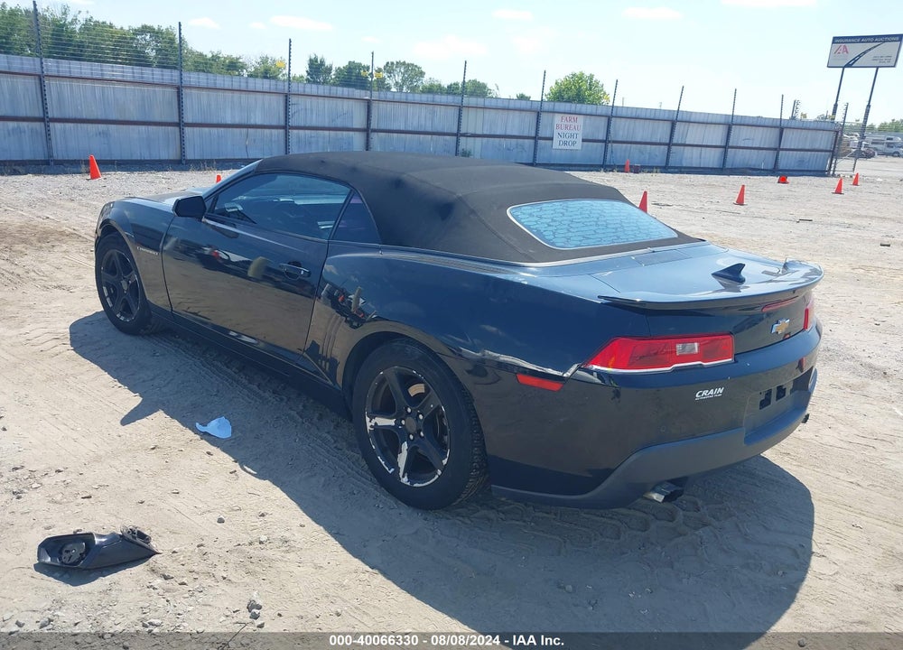 2015 CHEVROLET CAMARO 1LT VIN: 2G1FD3D38F9114131