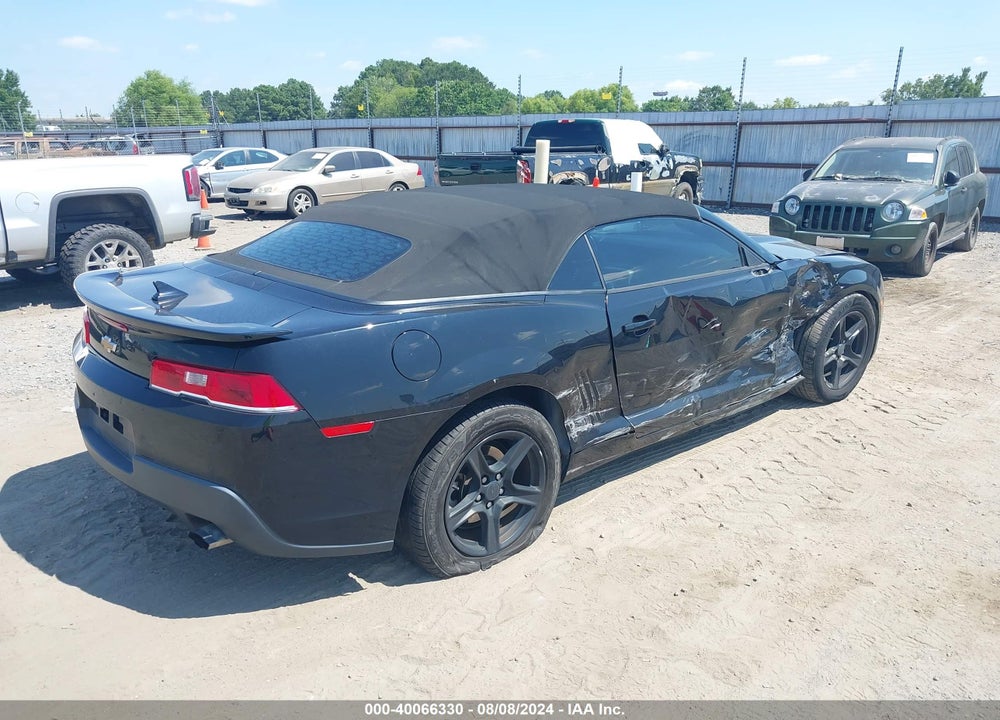 2015 CHEVROLET CAMARO 1LT VIN: 2G1FD3D38F9114131