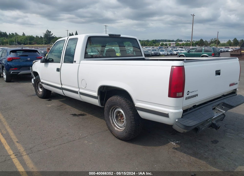 1996 GMC SIERRA C1500 VIN: 2GTEC19R7T1512349