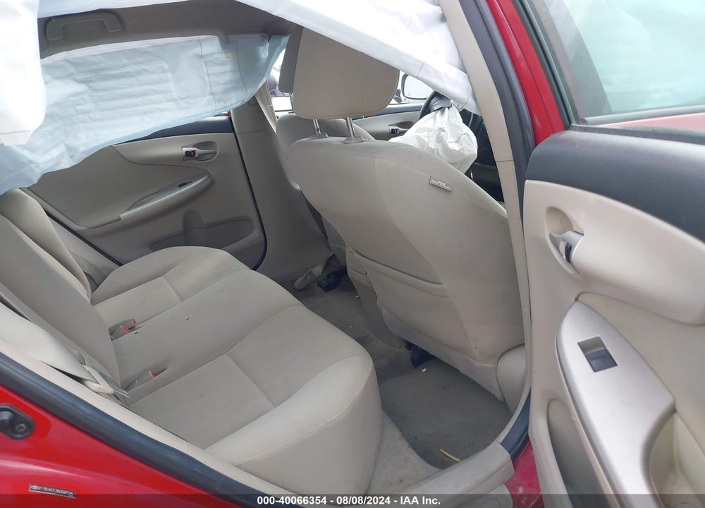 2011 TOYOTA COROLLA LE VIN: 2T1BU4EE2BC697320