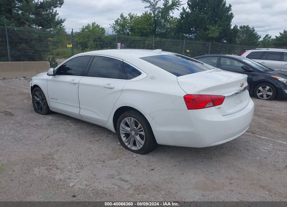 2015 CHEVROLET IMPALA 2LT VIN: 1G1125S37FU118687