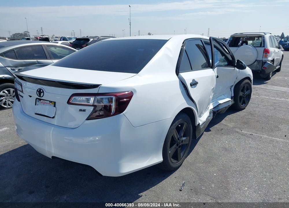 2013 TOYOTA CAMRY SE VIN: 4T1BF1FK9DU215229