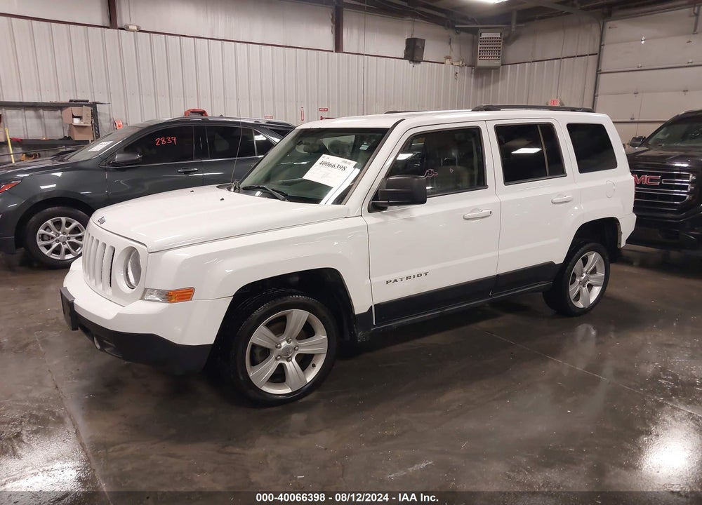 2013 JEEP PATRIOT LATITUDE VIN: 1C4NJRFB6DD236781
