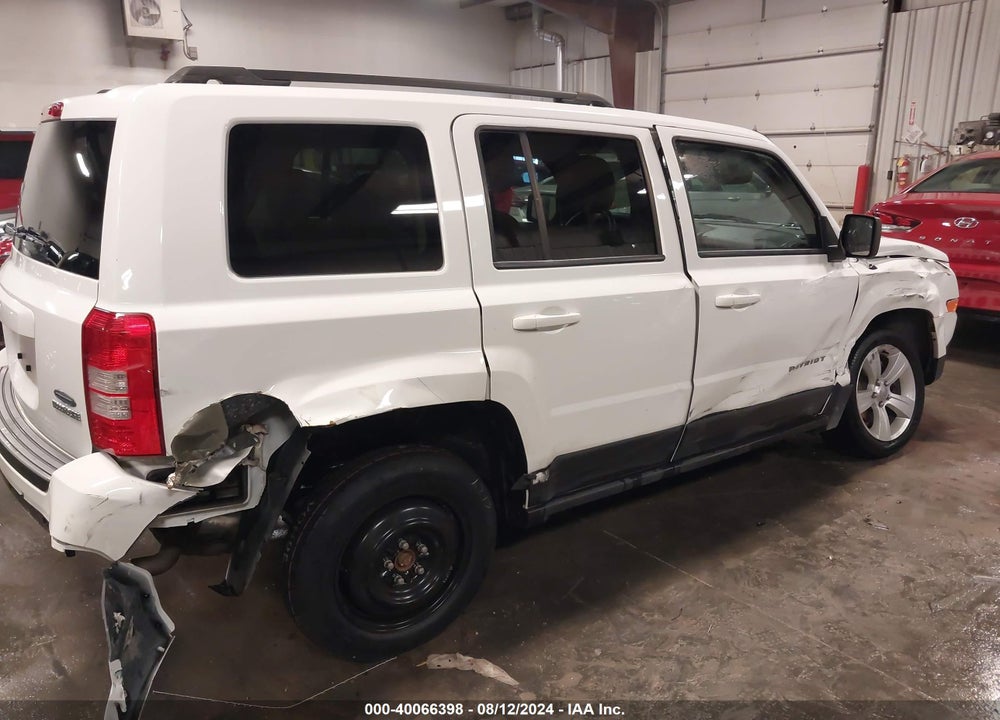 2013 JEEP PATRIOT LATITUDE VIN: 1C4NJRFB6DD236781