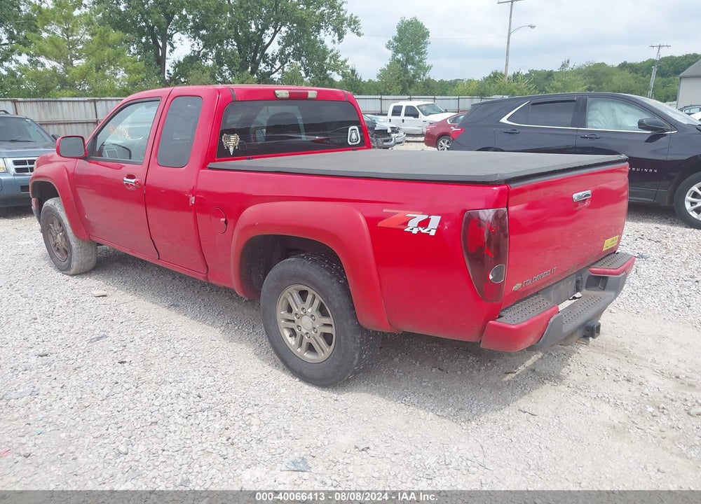 2009 CHEVROLET COLORADO LT VIN: 1GCDT19EX98122490