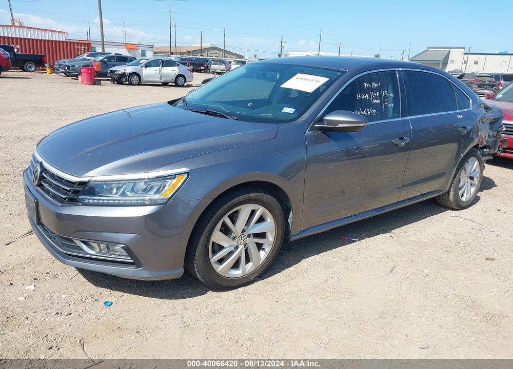 2018 VOLKSWAGEN PASSAT 2.0T SE VIN: 1VWBA7A31JC030063