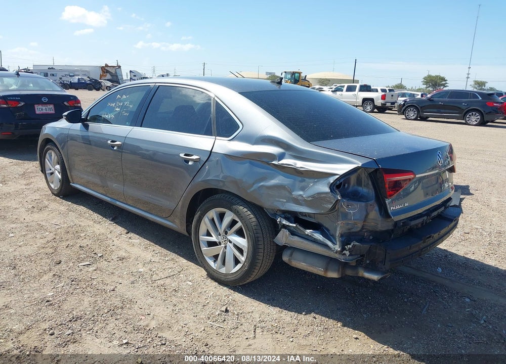 2018 VOLKSWAGEN PASSAT 2.0T SE VIN: 1VWBA7A31JC030063