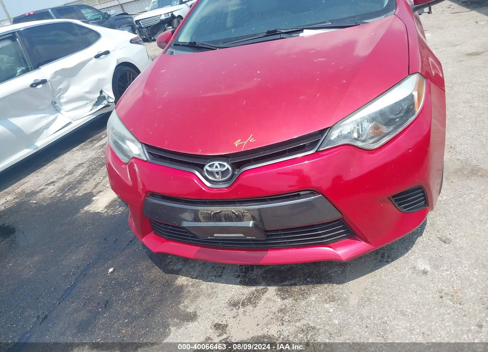 2016 TOYOTA COROLLA LE VIN: 5YFBURHE3GP568437