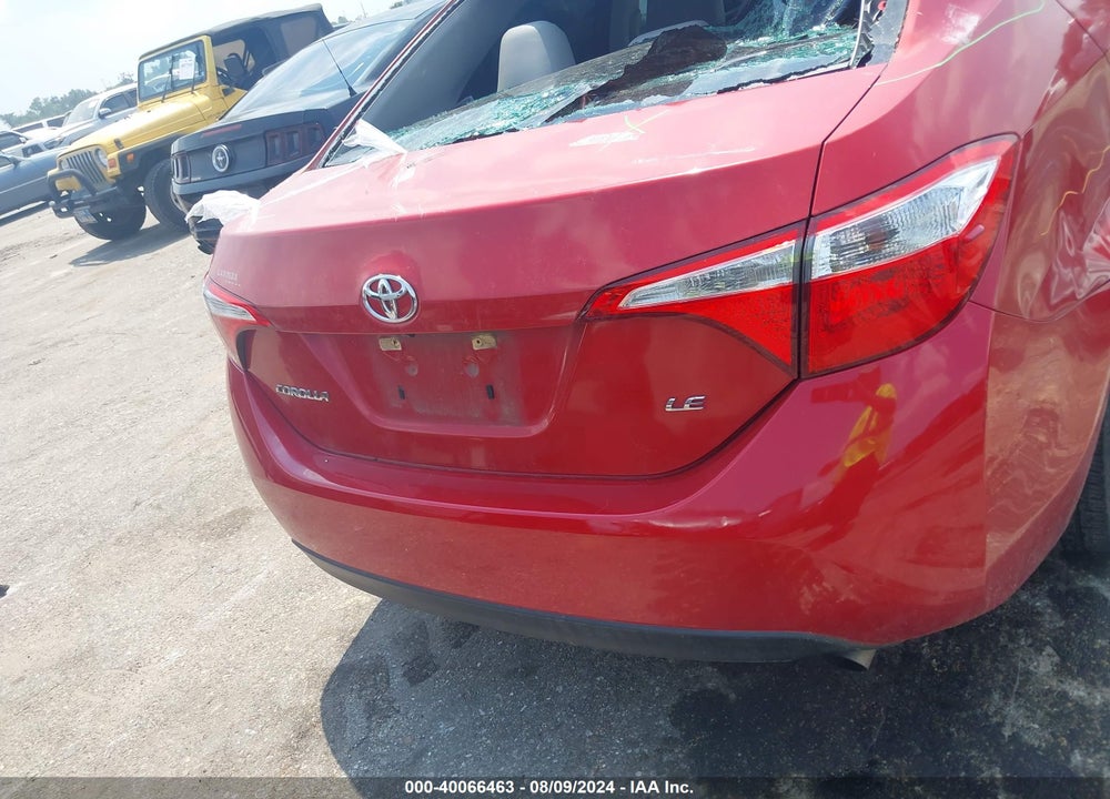 2016 TOYOTA COROLLA LE VIN: 5YFBURHE3GP568437