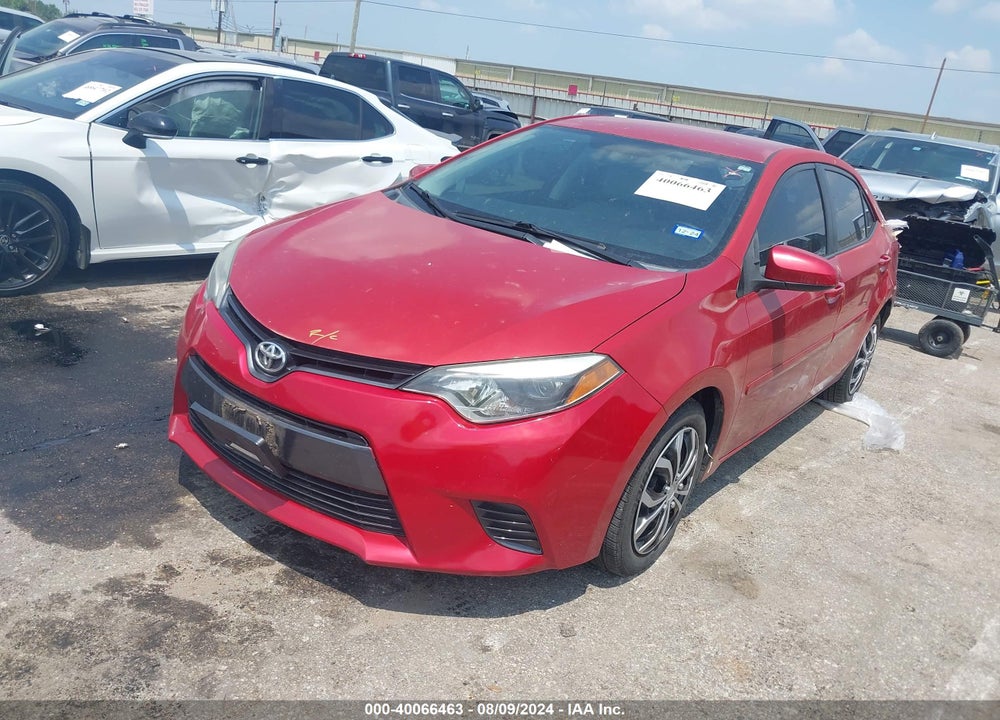 2016 TOYOTA COROLLA LE VIN: 5YFBURHE3GP568437