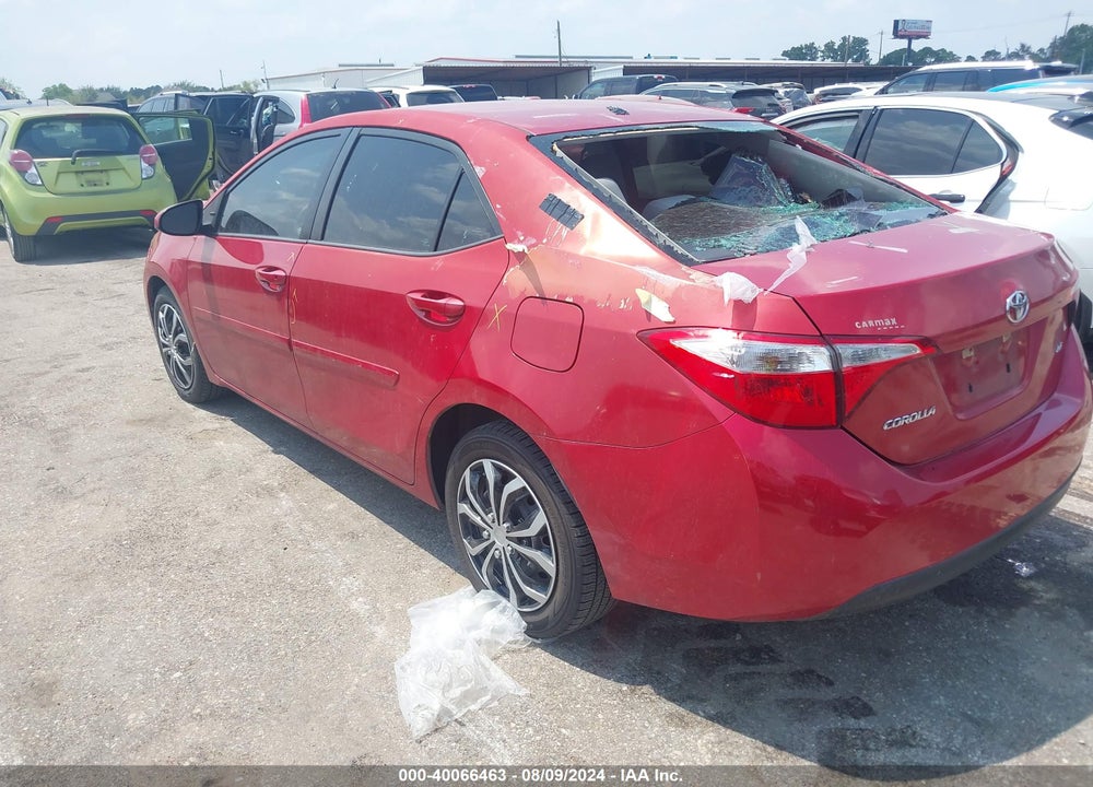 2016 TOYOTA COROLLA LE VIN: 5YFBURHE3GP568437