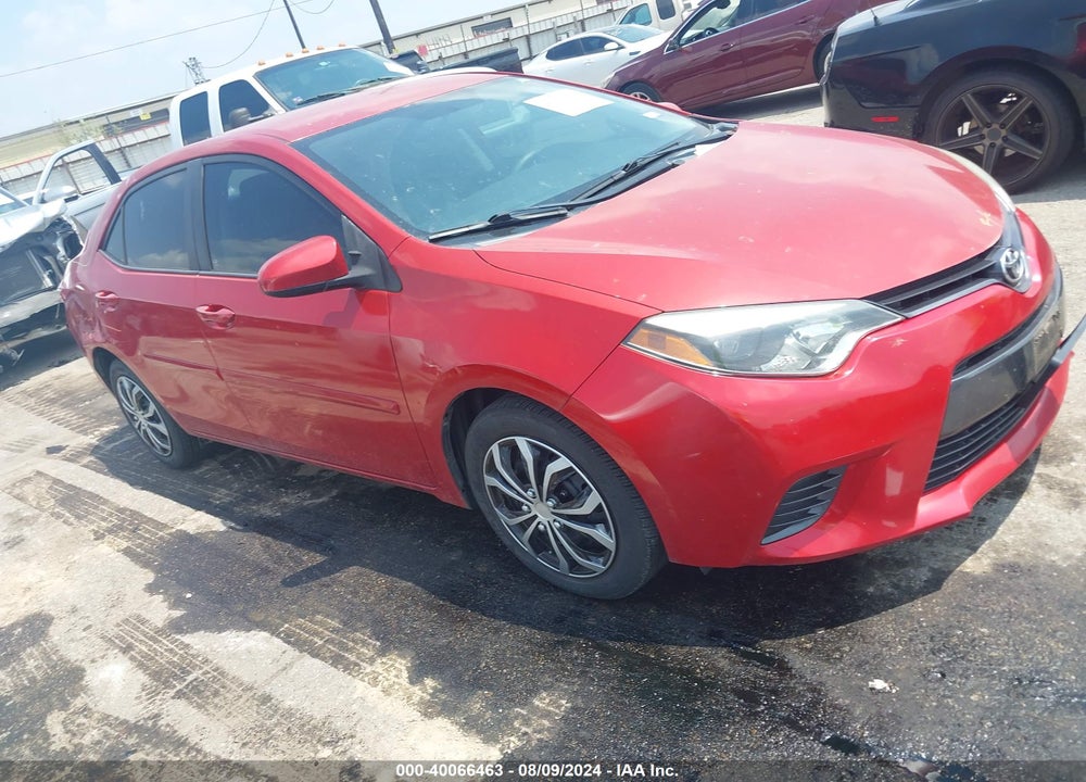 2016 TOYOTA COROLLA LE VIN: 5YFBURHE3GP568437
