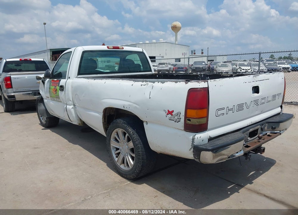 2001 CHEVROLET SILVERADO 1500 VIN: 1GCEK14T21E190401